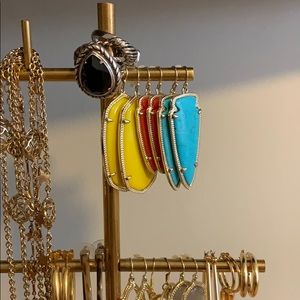 Kendra Scott yellow earrings